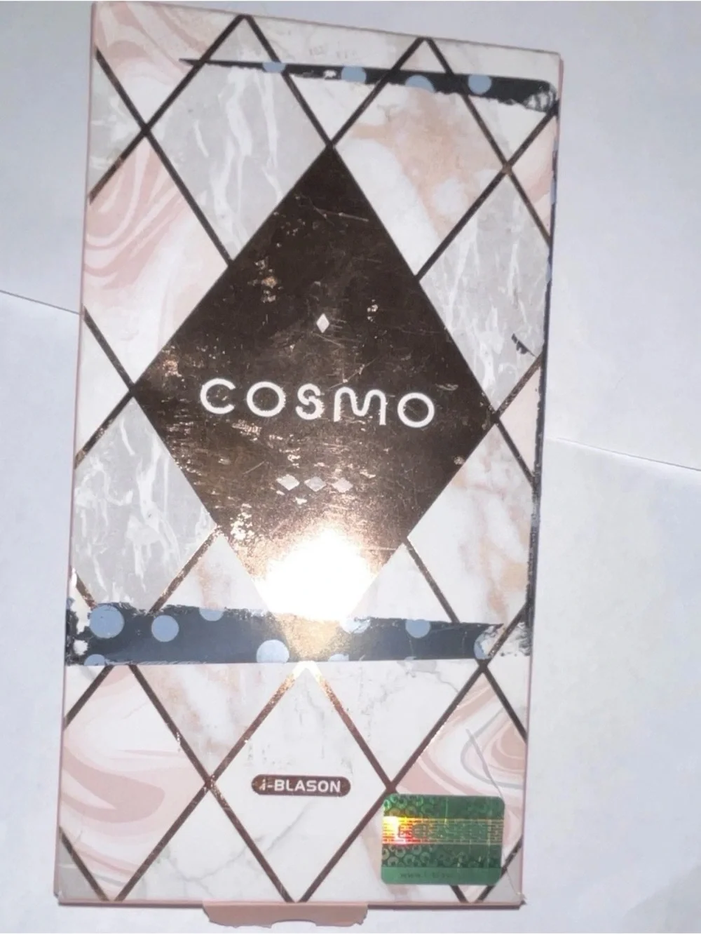 Cosmo Series Pink Marble Geometric iPhone 11Pro Max Case